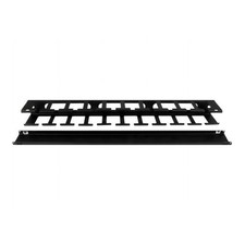 Startech CMDUCT1UX SERVER RACK CABLE MANAGEMENT 1U HORIZONTAL SLOTTED FINGER DUC