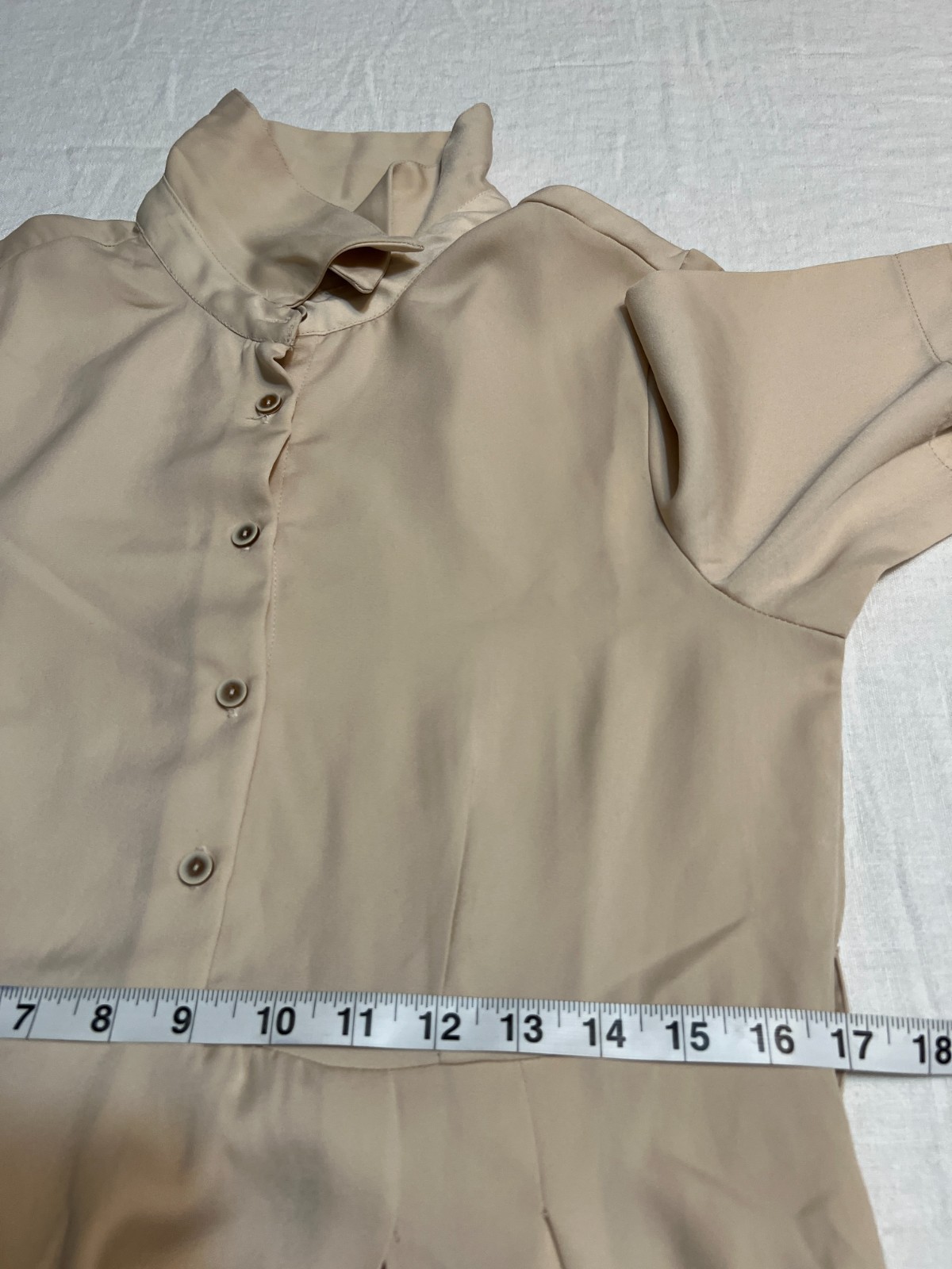 RAREISM Enbarry Beige Maxi Shirt Dress Women’s Size M | Button Front A-Line Midi