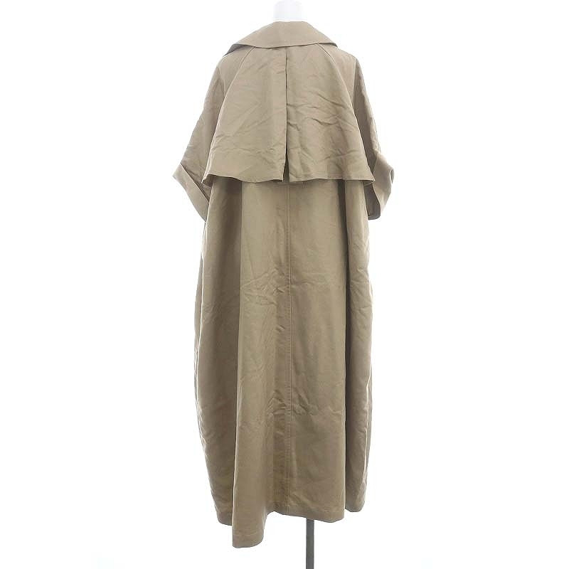Ameri Vintage Multi-Way Long Vest Trench Coat Faux Leather S Ameri Vintage Multi-Way Long Vest Trench Coat Faux Leather S