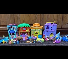 Fisher-price Lot of Dora the Explorer Mini Playsets With Figures And Accessories