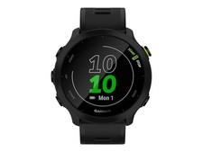 Garmin Forerunner 55 Black sport watch with band silicone black 010-02562-10