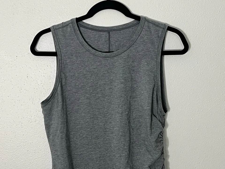 Lululemon Cinch It Sleeveless Dress Gray Size 6 - Image 2 of 4