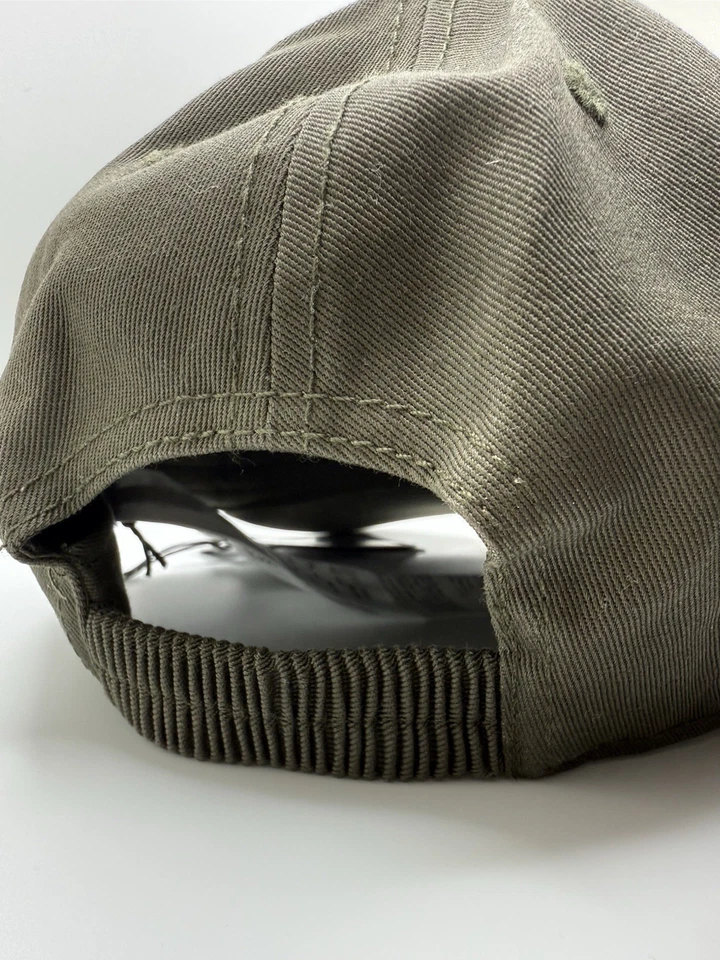 Boné de beisebol ARMANI EXCHANGE 3D A|X logotipo chapéu sarja algodão O/S preto oliva novo com etiquetas - Imagem 3 de 4