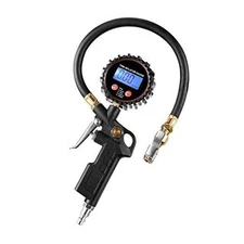  Digital Tire Inflator Pressure Gauge, LED Display Tyre Deflator Gage with 