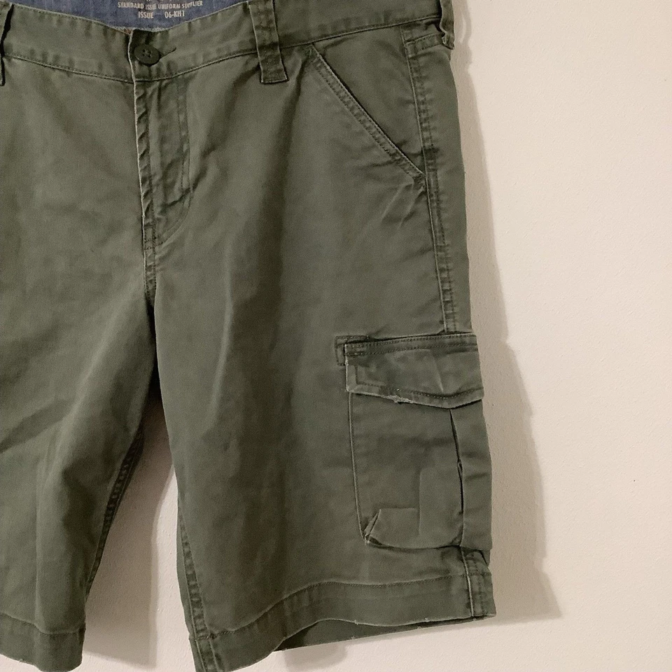 Pantalones Cortos Lucky Brand Unisex Utilidad Gorpcore Informales Verano Militar Caqui 10/30 Foto 3 de 4