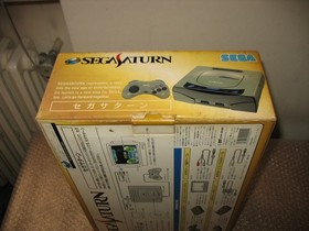 (BOX ONLY) BOX+MANUAL FOR SEGA SATURN GREY CONSOLE (BOX ONLY, NO CONSOLE)