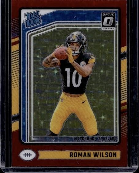 2024 Donruss Optic #285 Roman Wilson - Rated Rookie Red Stars SP