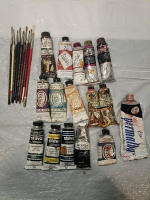 Vintage Bellini Artists Oil Paint  Lot Tubes Mixed Color 