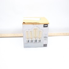  4-Pk Feit Electric Filament LED Light Bulb 100W ST19100CL/LED/4