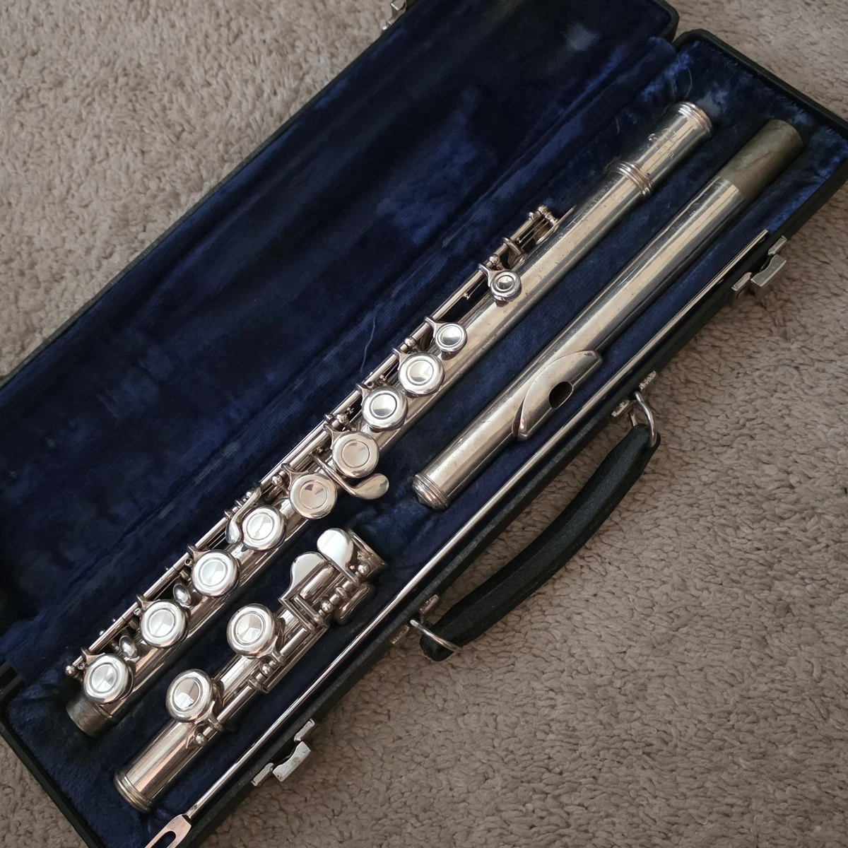 Vintage Silver Flute In Flutes for sale | eBay