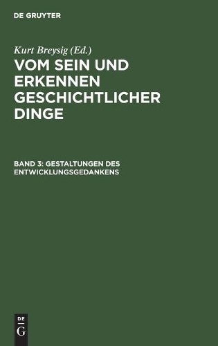 Gestaltungen Des Entwicklungsgedankens (Hardback)