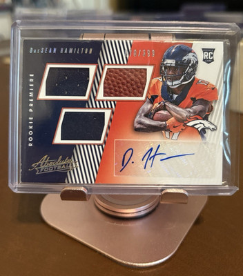 Panini 2018 Absolute Rookie Premiere Material Autos /399 DaeSean Hamilton RC