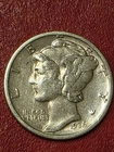 FUN AUCTION! HIGH GRADE  1936-P Mercury SILVER  Dime    EXTRA FINE EF CONDITION
