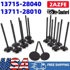 New Intake Valves & Exhaust Valves Kit For Scion tC xB Toyota RAV4 Engine 2AZ-FE