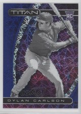 2021 Panini Chronicles Titan Blue Velocity Prizm Dylan Carlson #5 04i2