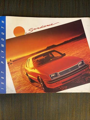 MOPAR Dealer Brochure 1987 Plymouth Sundance 87