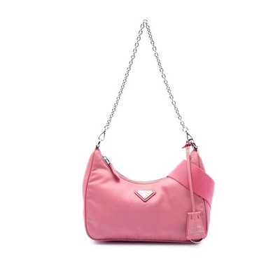 Prada Tessuto Re Edition 2005 Satchel Pre-Loved Rosa