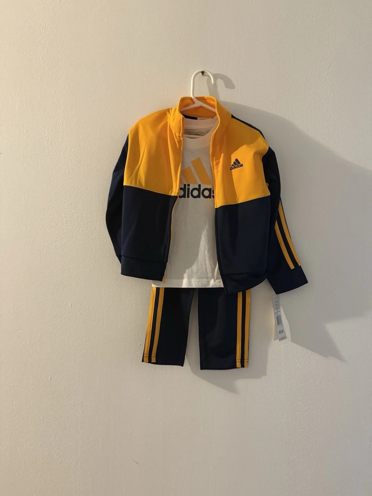Toddler Adidas Clothing Set-Yellow, 3T
