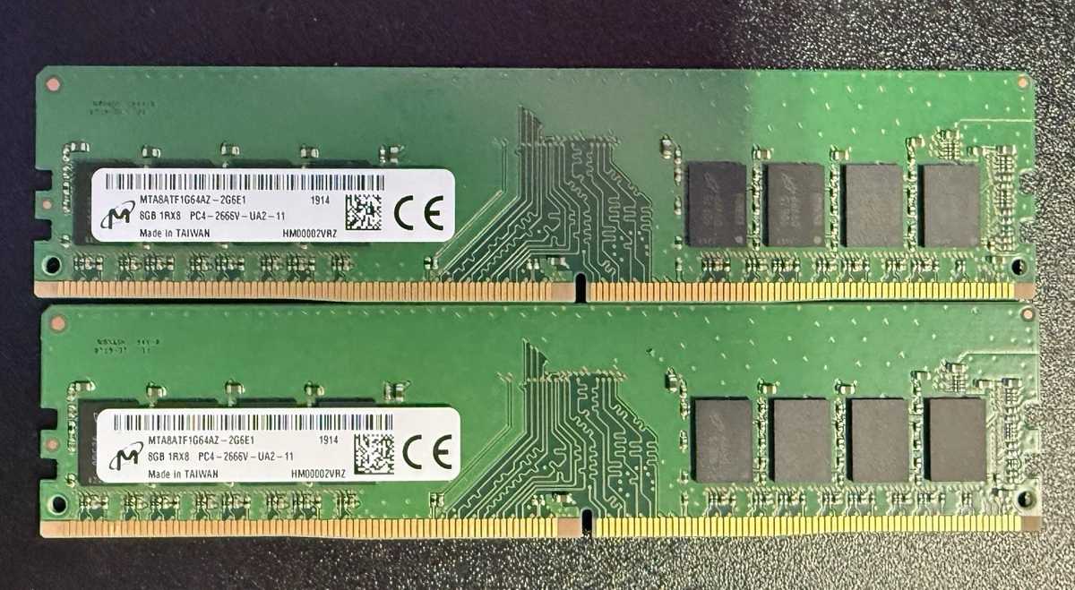 Preços baixos em Micron DDR4 SDRAM 8 GB capacidade por Módulo DIMM
