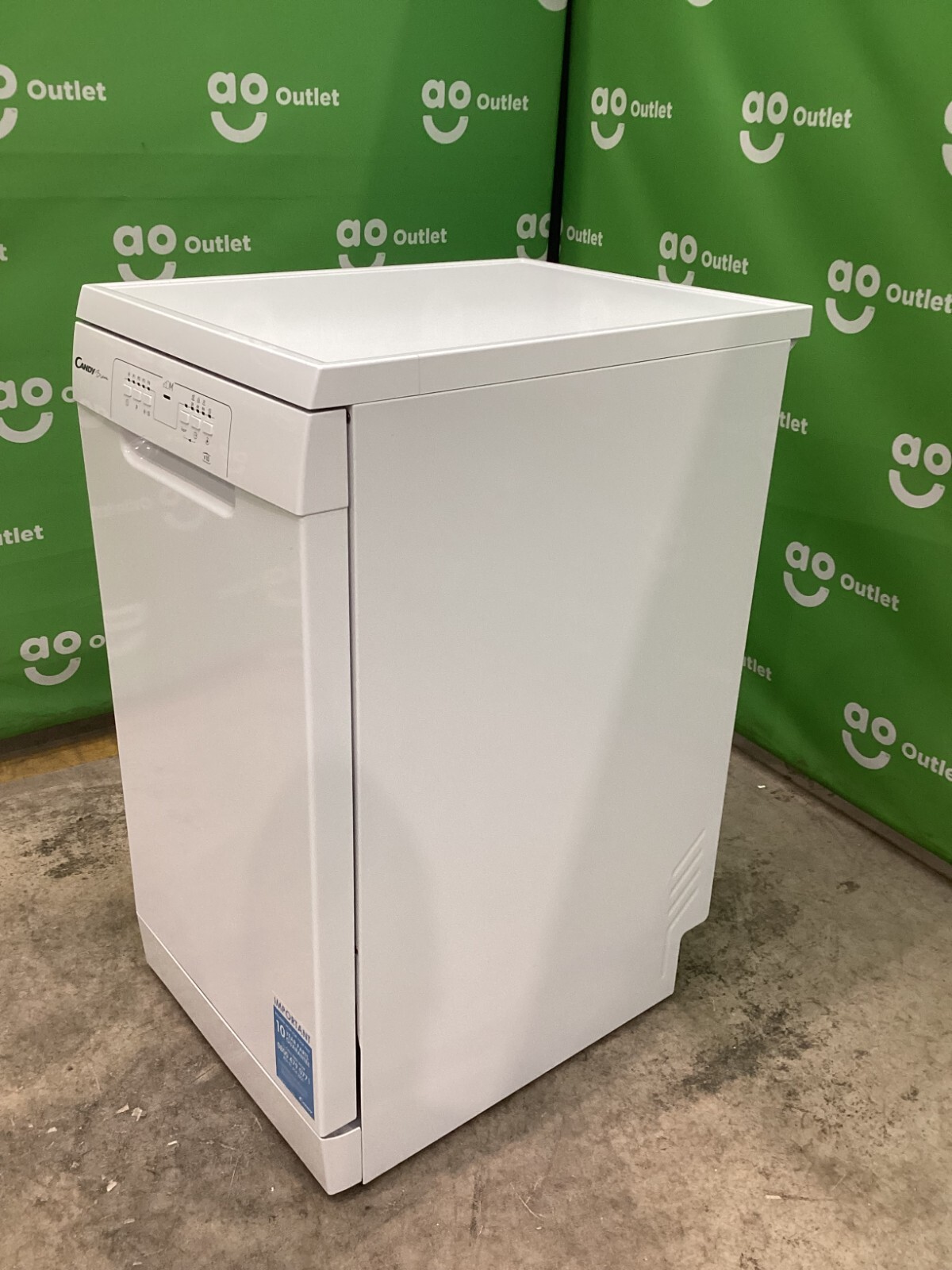 Candy Slimline Dishwasher White E Rated CDPH2L1049W LF67210 eBay