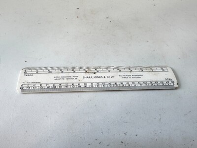 VINTAGE SHARP JONES AND CO - BOURNE VALLEY - DORSET - LINEAL MESSLINEAL