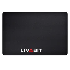 LIVABIT 11x17" Gunsmith Cleaning Tool Work Bench Gun Mat Black 4mm Thickness
