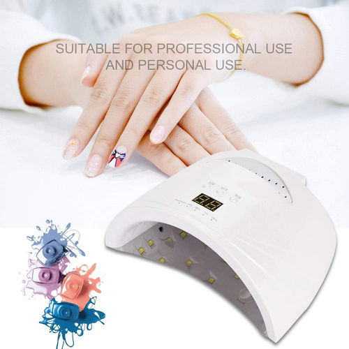 48W Cordless Rechargeable Nail Lamp, Dual Source LED Bulbs, Smart Handle Desi... - Picture 8 of 9