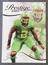2023 Panini Prestige #330 DJ Johnson Rookie Carolina Panthers RC