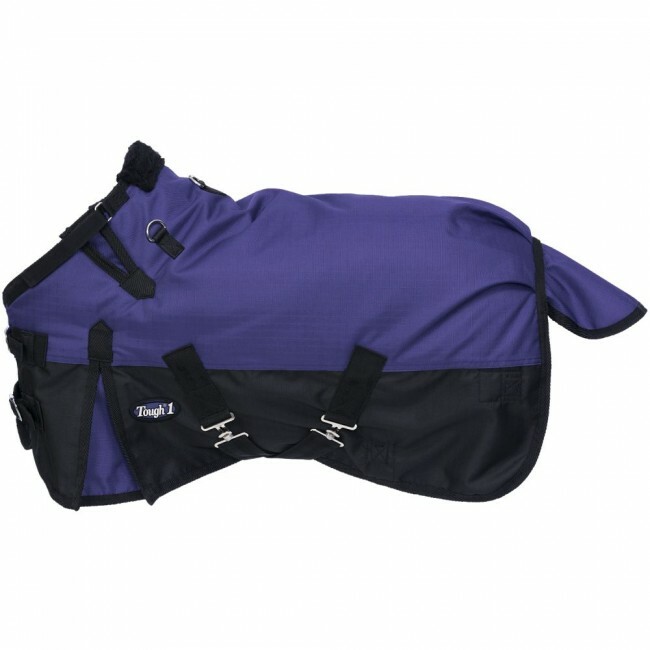 Coperta Impermeabile Per Miniatura Cavallo/puledro &ndash; Tough1 1200D &ndash; Taglia 36&Prime; &ndash; Viola