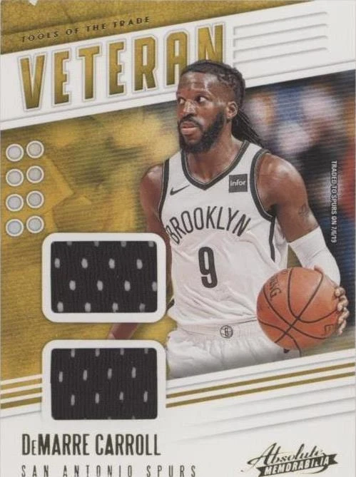 2019-20 Panini Absolute Memorabilia - DeMarre Carroll #VT-DMC
