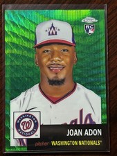 2022 Topps Chrome Platinum Anniversary Joan Adon Green Wave Refractor #/99 RC