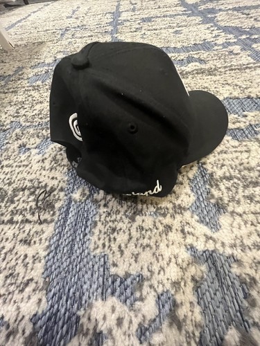 Cappello da golf Cleveland nero berretto regolabile cappello bianco tesa performance - Foto 5 di 16