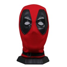 Cosplay Deadpool Mask Deluxe Full Head Breathable knitted Mask Halloween Props