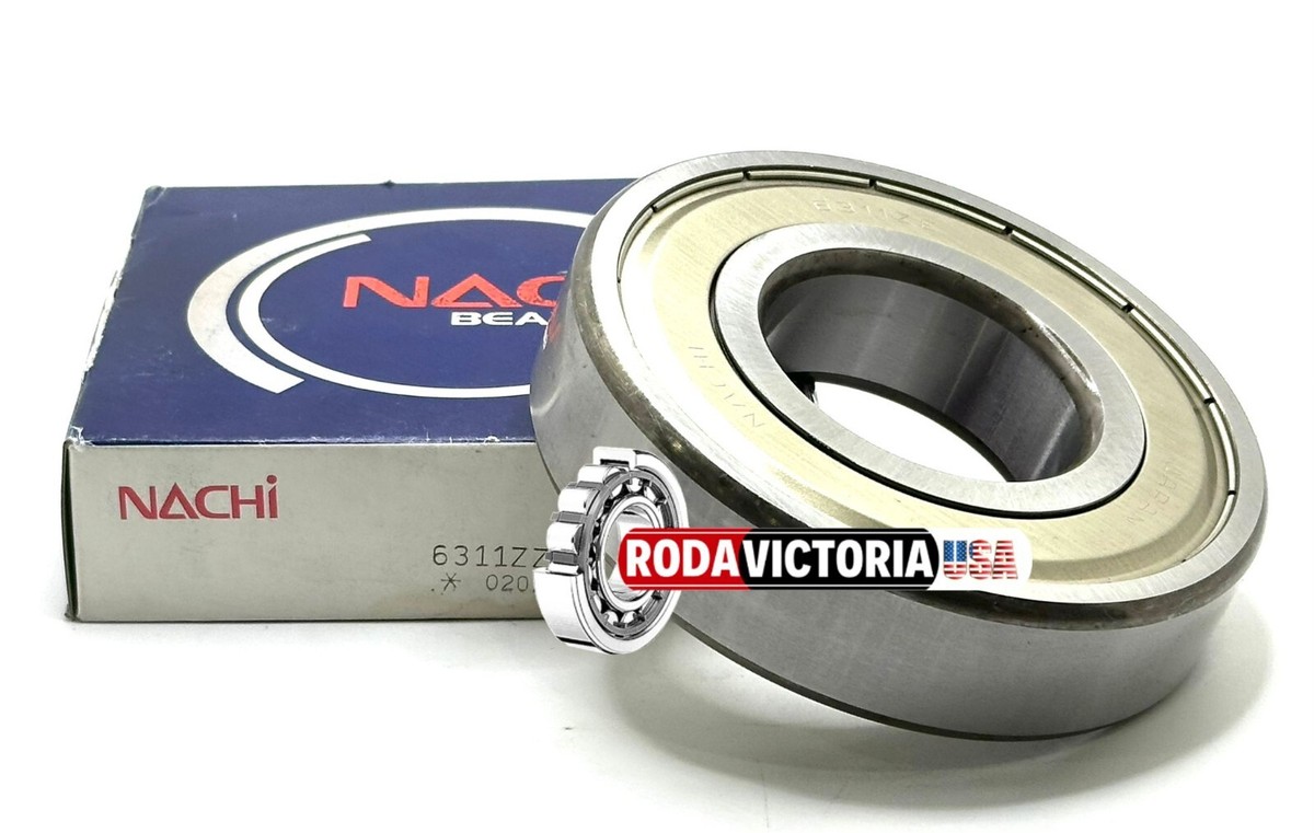 NACHI 6311 ZZ DEEP GROOVE BALL BEARING, METAL SHIELDED 55x120x29mm