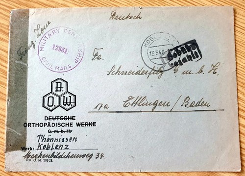 Zensur AK Karte Brief Ansichtskarte Auswahl Einzellos Varianten Welt XIII - Bild 92 von 101