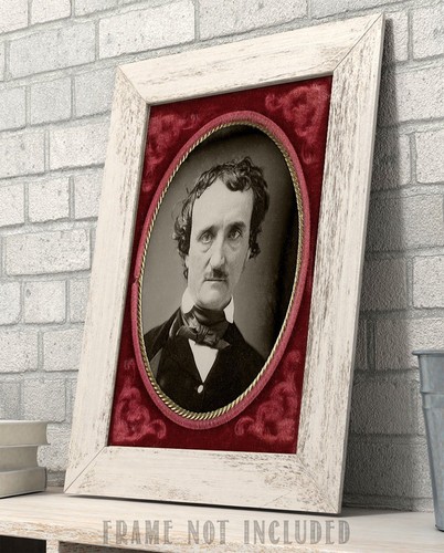 Edgar Allan Poe Portrait - 11x14 Unframed Art Print - Great Library Decor - 第 5/9 張圖片