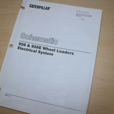 Caterpillar 926 926E Wheel Loader Electrical System Schematic manual service 4NB