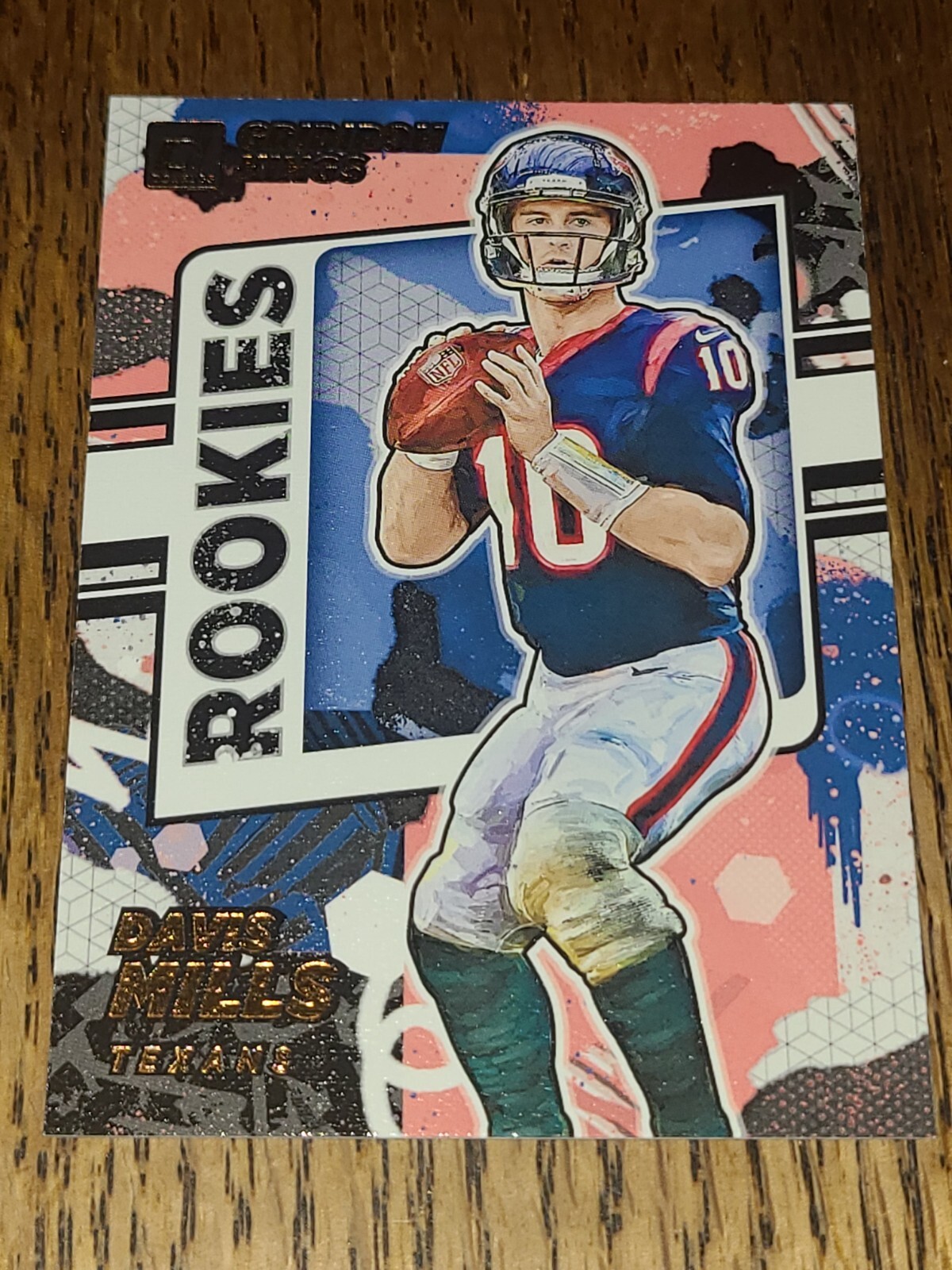 TEXANS DAVIS MILLS 2021 DONRUSS ROOKIE GRIDIRON KINGS #RGK-DMI