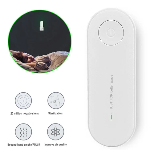 2PCS Pure Air-Negative Ion Air Purifier Mini Plug-in Portable for Home Smoke US - Picture 15 of 24