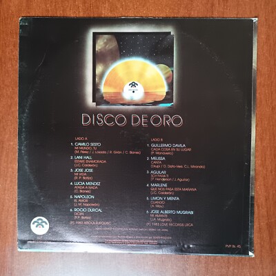 Disco De Oro [1983] Vinyl LP Latin Pop Ballad Sono-Rodven Rocio
