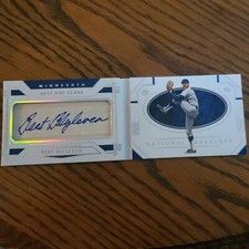 2021 national treasures baseball Bert Blyleven Cut Signature Booklet /5 Twins