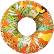 Large Swimming Ring Tropical Jungle Animal Summer Swim Pool Inflatable Beach