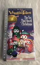 Veggie Tales Classics The Toy That Saved Christmas Green VHS VideoTape SEALED