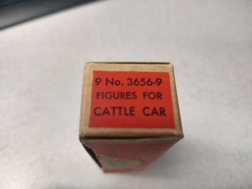 1950s LIONEL 3656-9 Figures for Cattle Car Black COWS in Box - Picture 1 of 7