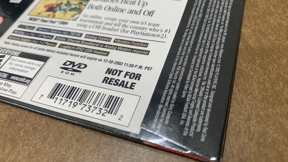 NFL GameDay NCAA GameBreaker Final Four NBA Shootout 2004 PS2 Demo Disc NFR NEW - Image 4 of 4