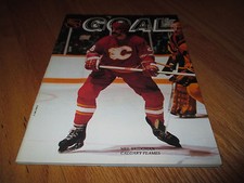 GOAL LOS ANGELES KINGS vs ATLANTA FLAMES 10-9-82 Program MEL BRIDGMAN