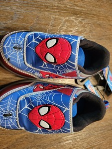 Hombre Araña del niño chicos Licencia Luz Informal Tenis Zapato Zapatillas  Talla 8 Nuevo con etiquetas | eBay