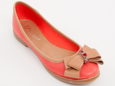 New  Francesco V. Coral leather Made in Italy shoes Size 38 US 8