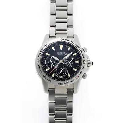 Seiko Credor Men's Black Watch - GCBG987 for sale online | eBay