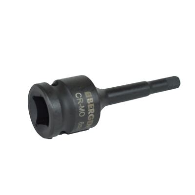 M6 Innensechskant-Bit 78 Mm Lang – Für 1/2 Zoll Antrieb, Aus Chrom-Vanadium-Stahl, Für Schlagwerkzeuge